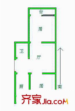 匯園里戶型圖戶型圖 2室2廳1衛(wèi)1廚