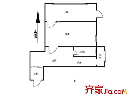 羅江西里戶(hù)型圖戶(hù)型圖 1室1廳1衛(wèi)1廚