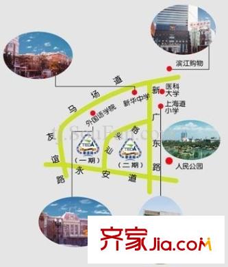 泰達(dá)園交通圖