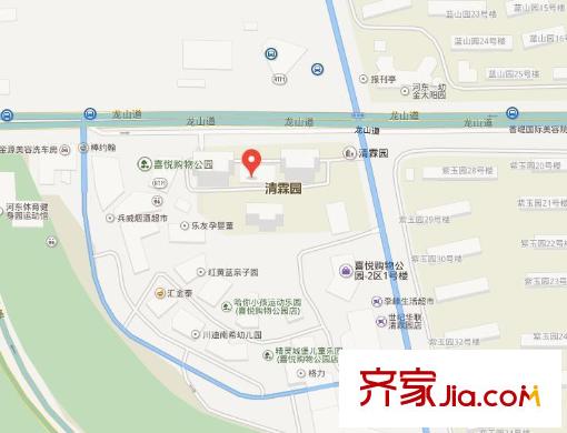 路勁太陽城清霖園交通圖