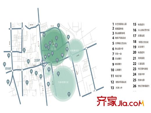 路勁太陽(yáng)城清霖園交通圖區(qū)位示意圖