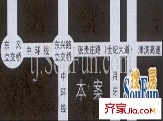 第六大道第博雅園交通圖
