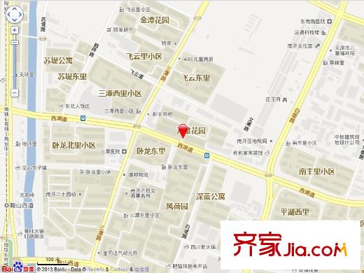 萬(wàn)維花園交通圖