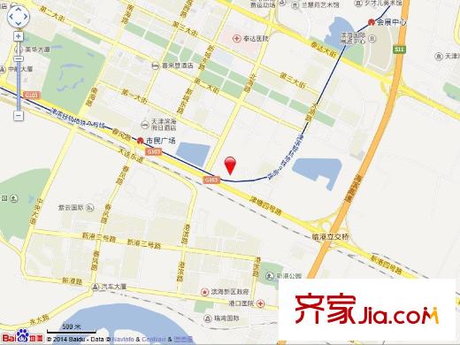 津濱藏錦交通圖