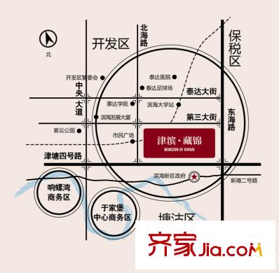 津濱藏錦交通圖