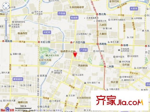 廣云花園交通圖