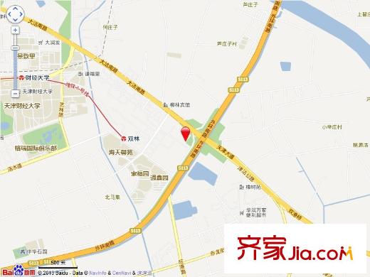 海天馨苑德信園交通圖