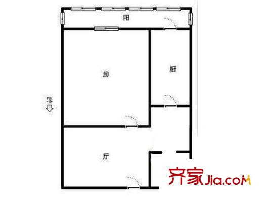 光湖里戶型圖戶型圖 1室1廳1衛(wèi)1廚