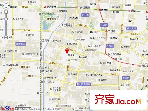 融創(chuàng)王府壹平方米交通圖
