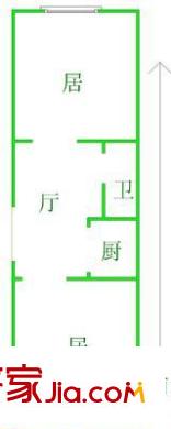 美好里戶型圖戶型圖 2室1廳1衛(wèi)1廚