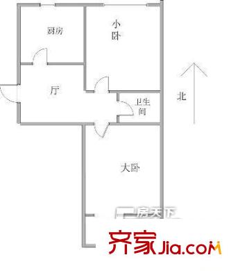 金潭花園戶(hù)型圖戶(hù)型圖 2室1廳1衛(wèi)1廚