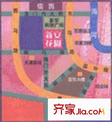 新安花園交通圖