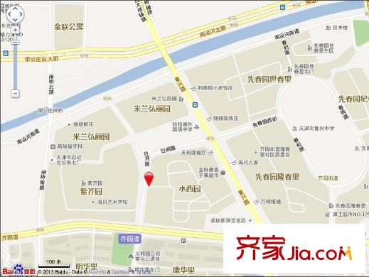 水西園交通圖