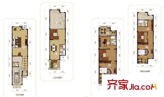 曹妃湖紅樹灣101#102#103#B’2戶型 3室2廳3衛(wèi)1廚