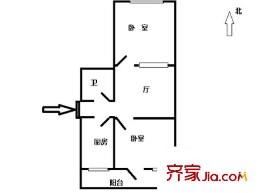 貴山小區(qū)戶型圖 戶型圖 2室1廳1衛(wèi)1廚