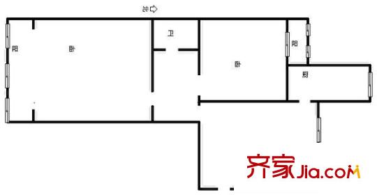 貴山小區(qū)戶型圖 戶型圖 2室1廳1衛(wèi)1廚