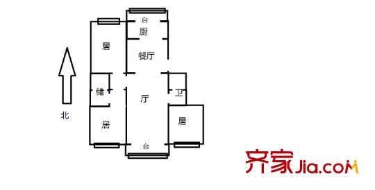 金碧園 3室 戶型圖