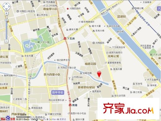 福盛花園交通圖