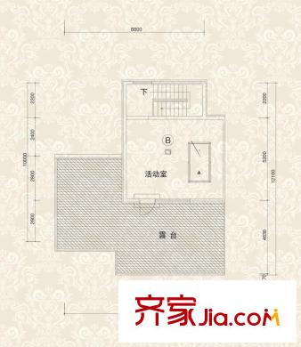 瀾水郡別墅5#樓358平方米B戶型四層 4室2廳3衛(wèi)1廚