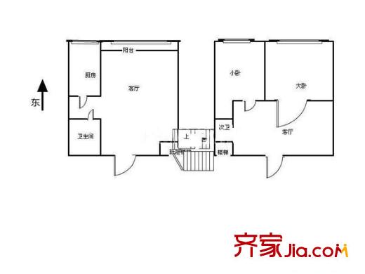 書(shū)香園戶(hù)型圖戶(hù)型圖 2室2廳1衛(wèi)1廚