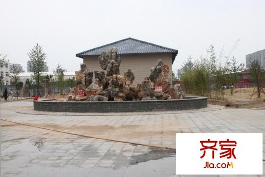 萬(wàn)都國(guó)際小區(qū)內(nèi)部景觀實(shí)景（2014-06-20）