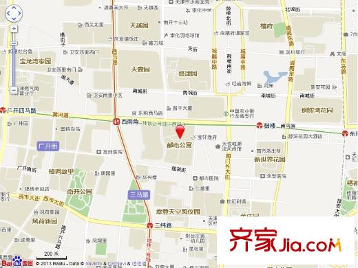 郵電公寓交通圖