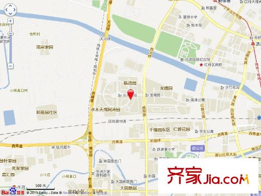 水木天成聞濤園交通圖