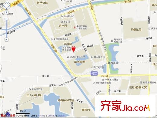 藍(lán)水園交通圖