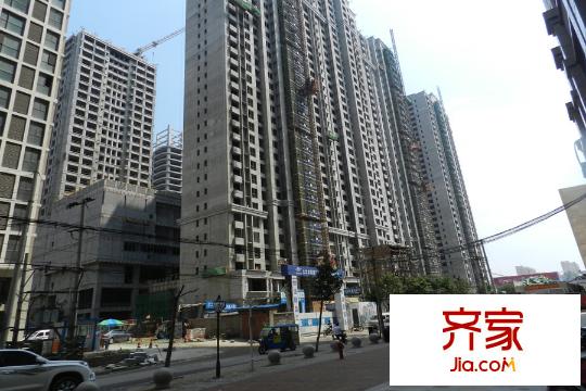 鳳城國貿(mào)北區(qū)沿街工程進展（2015-8-21）