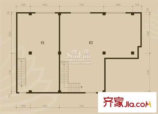 景泰翰林Cg4二層平面圖 