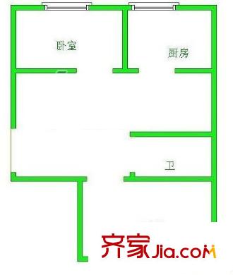 德源里 2室 戶型圖