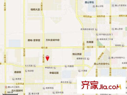 天元駿景交通圖 