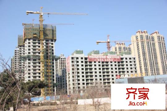 潤達(dá)萬科金域藍(lán)灣二期工程進(jìn)展實(shí)景（2015-3-11）