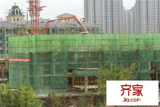 天山熙湖工地現(xiàn)場(chǎng)進(jìn)度圖（2015-09-10）