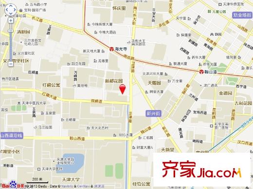 新都花園交通圖