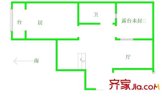 龍博花園戶型圖戶型圖 1室1廳1衛(wèi)1廚