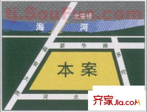 同方瞰和平交通圖