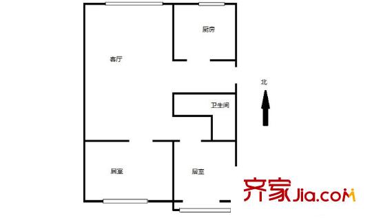 華馨公寓 2室 戶型圖