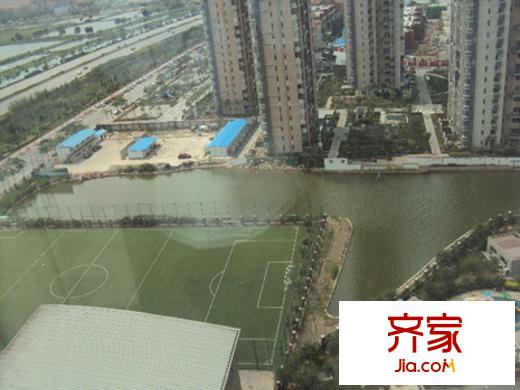 富力津門湖觀鷺花園外景圖 