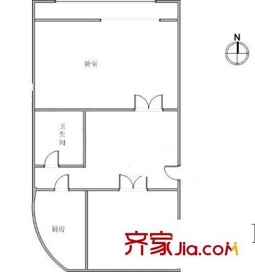 風(fēng)荷園戶型圖戶型圖 2室1廳1衛(wèi)1廚