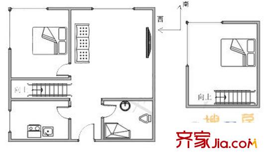 金盛國際戶型圖戶型圖 2室1廳1衛(wèi)1廚