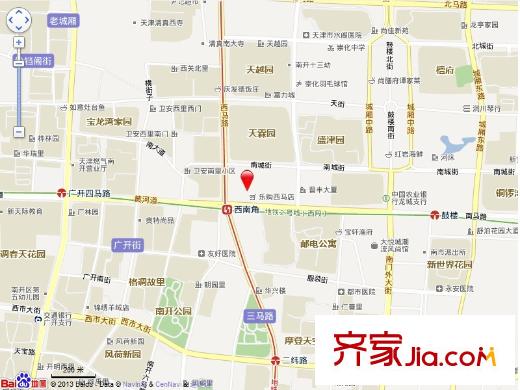 金盛國際交通圖