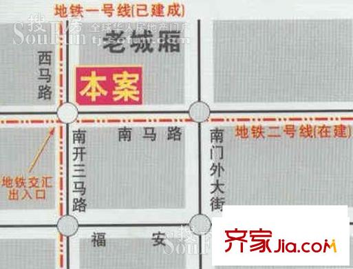 金盛國際交通圖