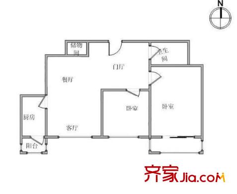 水上溫泉花園戶型圖戶型圖 2室2廳1衛(wèi)1廚