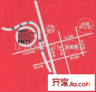水郡花園交通圖