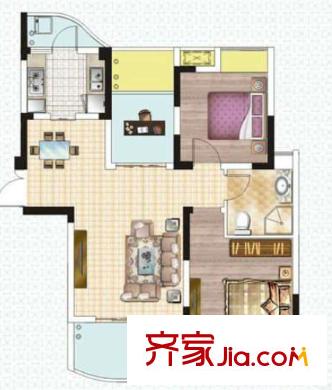 麗水佳園二期戶型圖3室2廳 戶型圖 3室2廳1衛(wèi)1廚