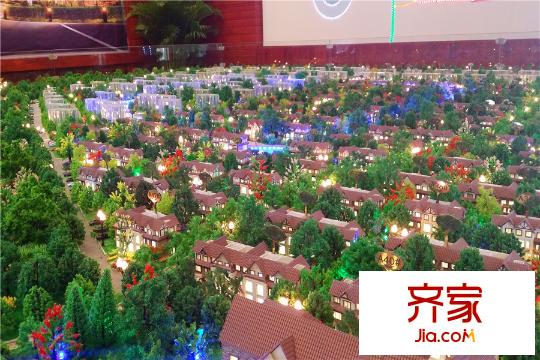 燕云小鎮(zhèn)售樓處沙盤(2015-03)