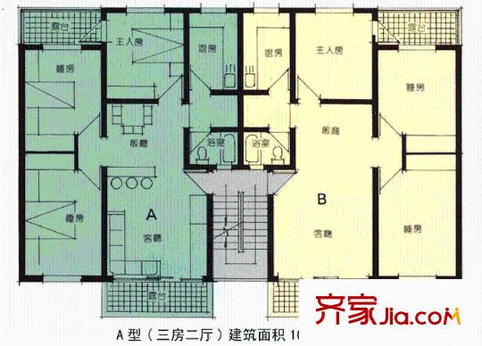 太原 際馨苑 戶型圖