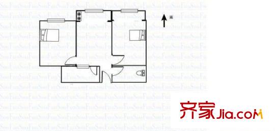龍騰小區(qū) 3室 戶型圖