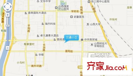 交通小區(qū)交通圖太原  周邊配套圖